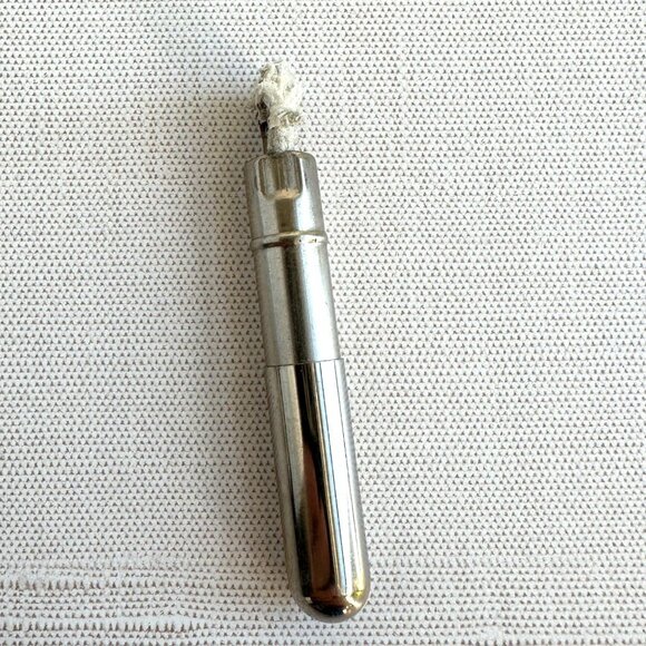 Vintage Bullet Trench Lighter, Unmarked Chrome Petrol Lighter, 1940s - Picture 1 of 9